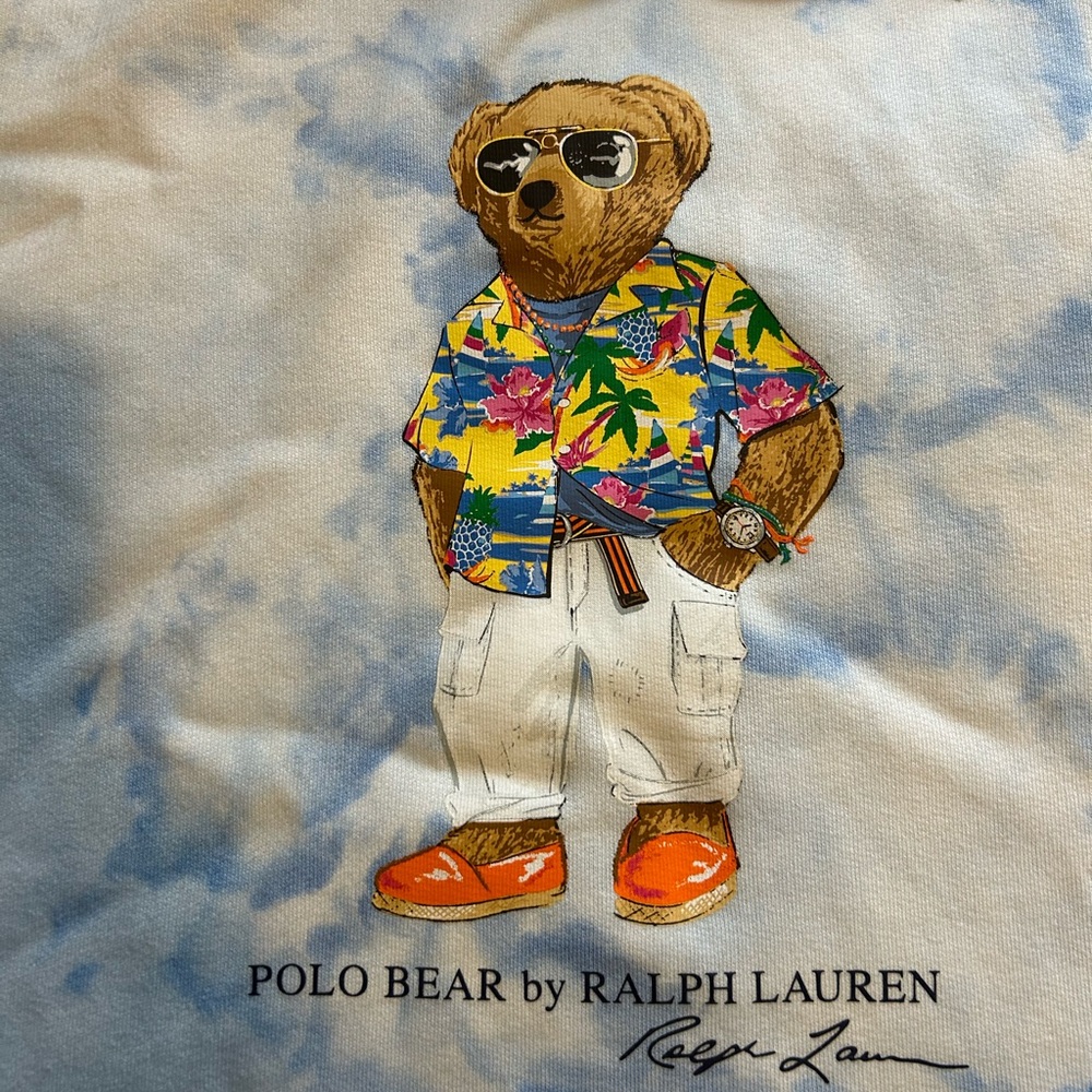 Polo Ralph Lauren Blue Tie-Dye Sweatshirt